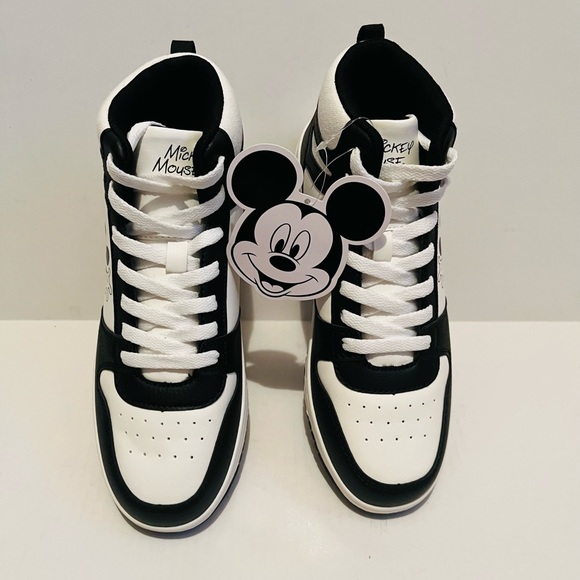 Disney Mickey Mouse High Top Sneaker For Women - Picture 2 of 8